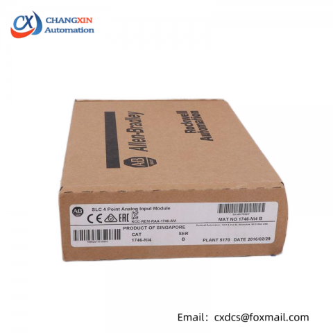 Allen Bradley 1746-NI4 4-Point Analog Input Module, for Industrial Control Applications