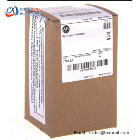 Rockwell Automation 1763-BA New Battery, High Performance Power Supply for Industrial Controls