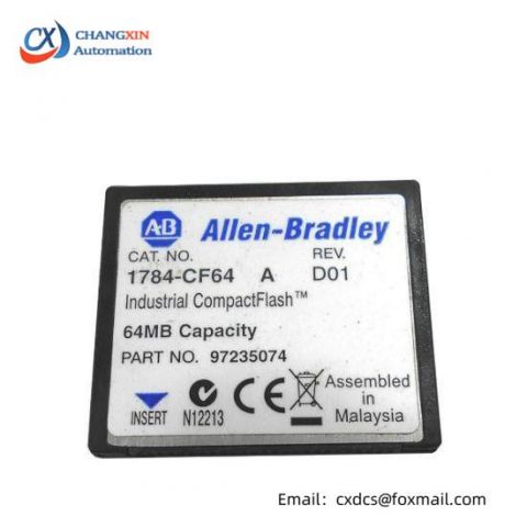 Allen Bradley 1784-CF64 Logic 556x Industrial CompactFlash Card