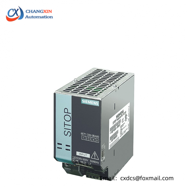 SIEMENS 6EP1 333-3BA00 Power Supply Input: Industrial Control Solutions