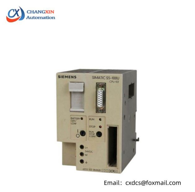 SIEMENS 6ES5102-8MA12 Central Processing Unit: Advanced Control Module