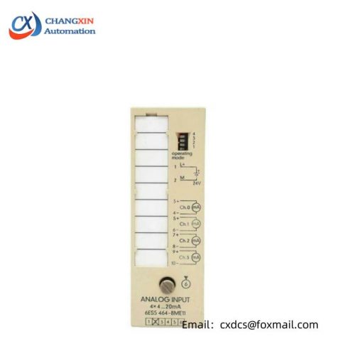 SIEMENS 6ES5464-8ME11: Industrial-grade Analog Input Module
