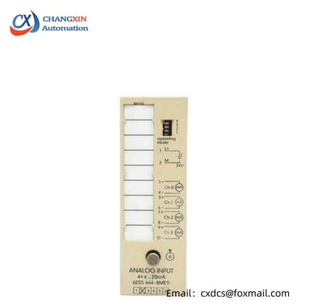 SIEMENS 6ES5464-8ME11: Industrial-grade Analog Input Module