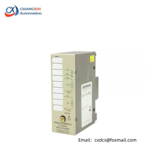 SIEMENS S5.470 8MB11 Analog Output Module for Industrial Automation