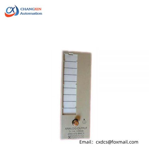 SIEMENS 6ES5470-8MC11 Analog Output Module: Precision Control for Industry