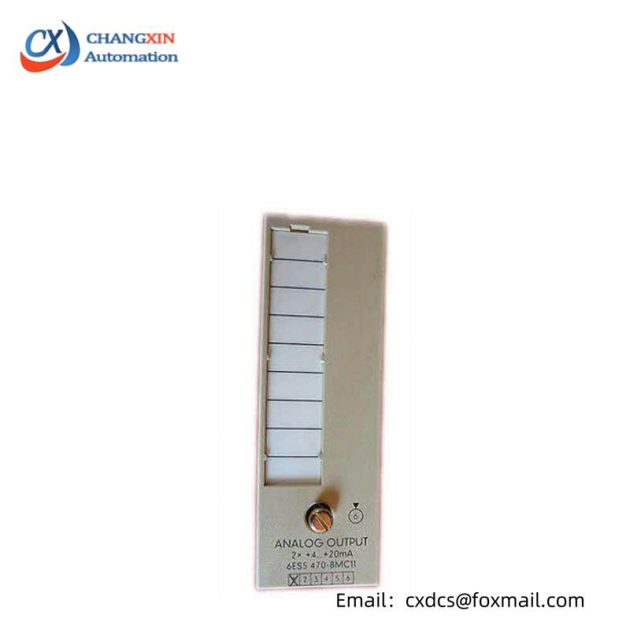 SIEMENS 6ES5470-8MC11 Analog Output Module: Precision Control for Industry