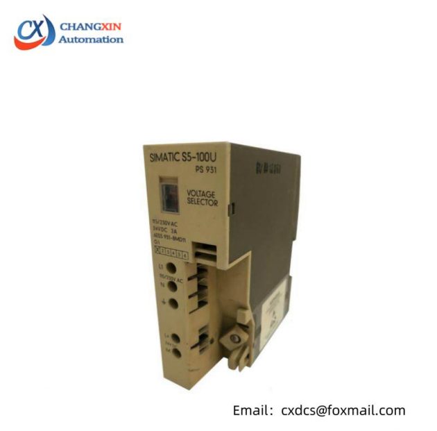 SIEMENS 6ES5931-8MD11 Power Supply: High Efficiency and Reliability in Automation Solutions