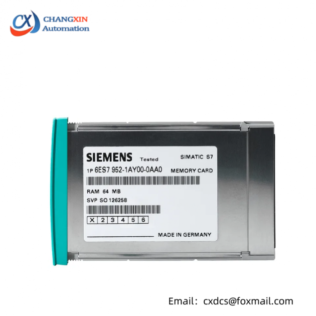 SIMENS S7, 6ES7952-0KF00-0AA0 Memory Card - Industrial Control Module