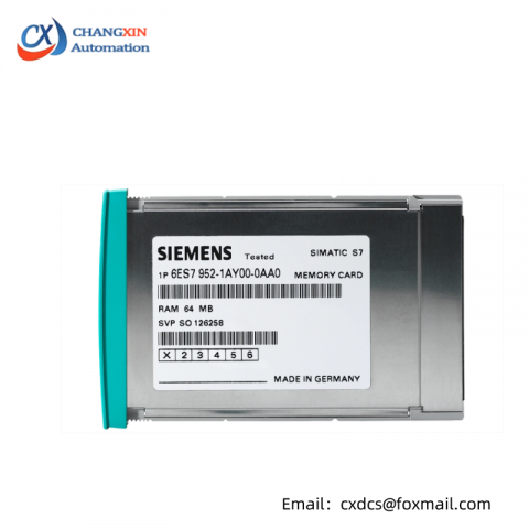 SIEMENS 6ES7952-1AK00-0AA0: High-Performance RAM Memory Card for Industrial Automation