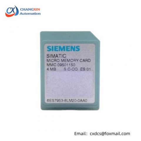 SIEMENS 6ES7953-8LM20-0AA0 Micro Memory Card for Automation Solutions