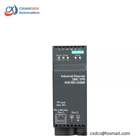 SIEMENS 6GK1 100-2AB00 Optical Media Converter, Ethernet Interface Module