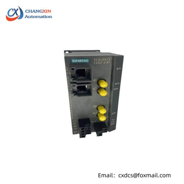 SIEMENS SCALANCE X202-2IRT MANAGED IE SWITCH, Efficient Network Management for Industrial Applications