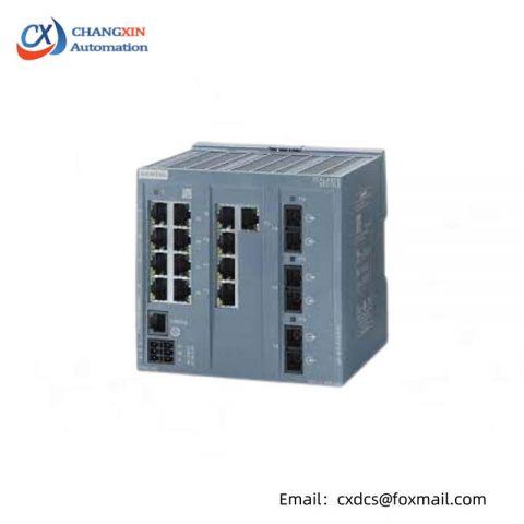 SIEMENS 6GK5213-3BD00-2AB2: Network Switch with 8x 10/100 Mbit Ports for Industrial Control Systems
