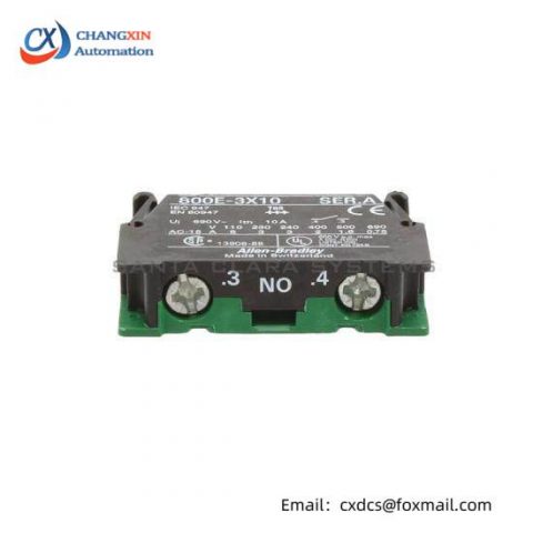 Siemens 800E-3X10 Contact Block for Industrial Control Systems