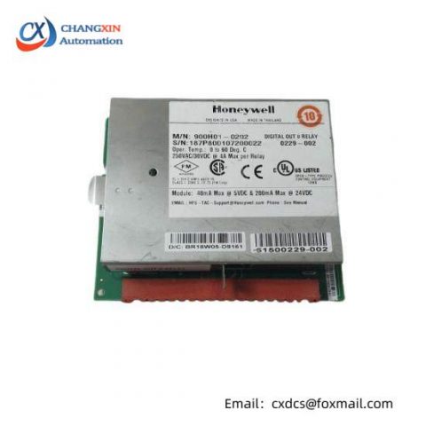 Honeywell 900H01-0202 Digital Output Module, Relays, 8 Channel