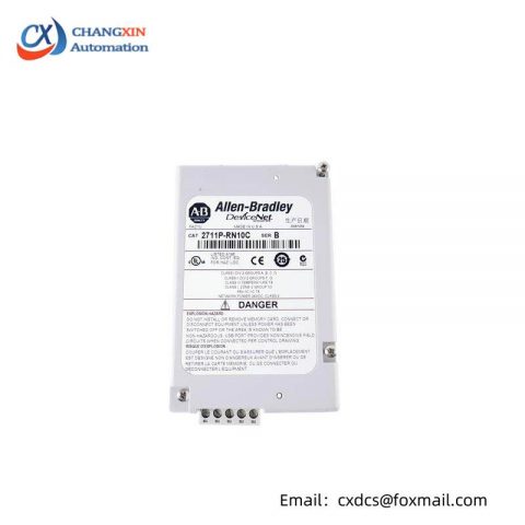 AB Control Systems 2711P-RN10C Communication Module, High-Speed Data Transfer for Industrial Automation