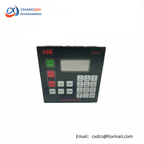 ABB CMA112 Diesel Control Display Panel, High-Tech Monitoring Solution