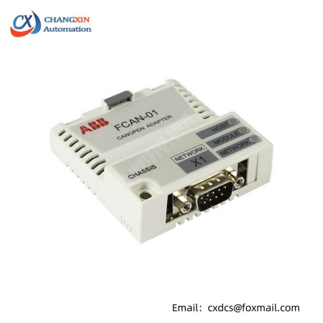 ABB FCAN-01 Adapter Module: High-Speed CAN Bus Interface for Industrial Automation Systems