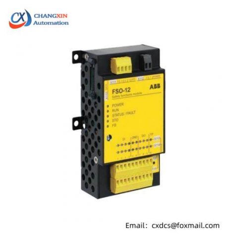 ABB FSO-12 Safety Function Module - Enhancing Industrial Automation with Unmatched Reliability