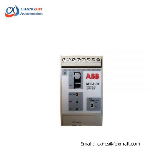 ABB NPBA-80 PROFIBUS ADAPTER - Industrial Control Module, 200 Characters or Less