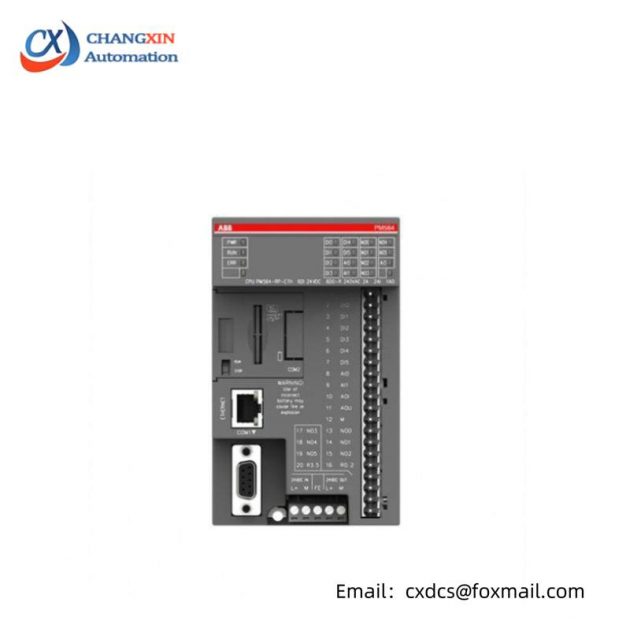 ABB PM564-TP-ETH, PLC CPU Module for Industrial Automation, High Performance Control System