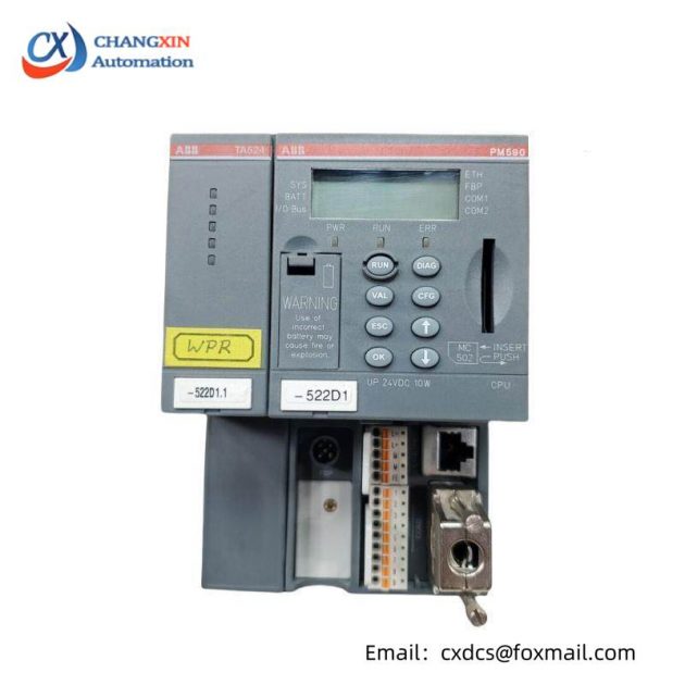 ABB PM590-ETH PLC Automation CPU, High Performance Control Solution