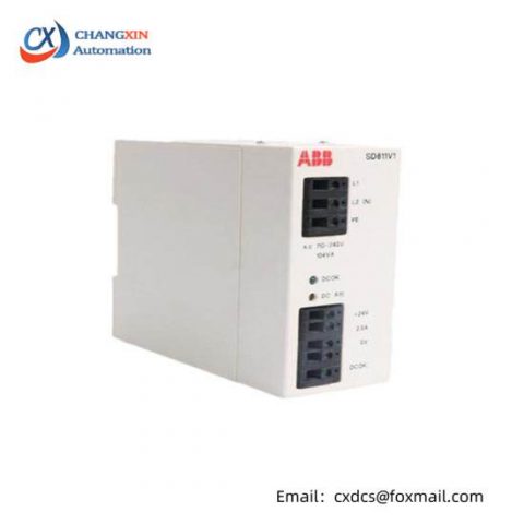ABB SD811v1 Power Supply, Industrial Control Solutions