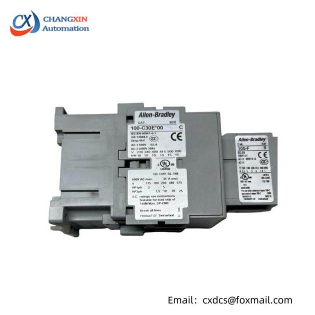 Allen Bradley 100-C30E*00 CONTACTOR RELAY - Control Solutions for Industrial Applications