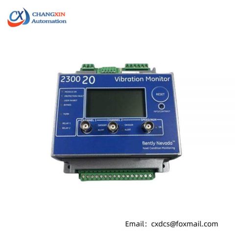 Bently Nevada 2300/20-CN: Precision Vibration Monitors for Industrial Control Systems