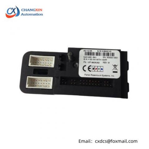 Emerson CE4003S6B1 Analog Input Module - High-Performance Sensor Interface for Industrial Control Systems