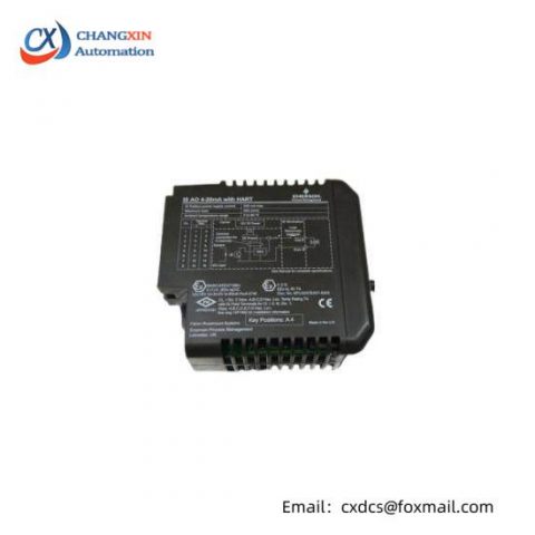 EMERSON KJ3102X1-BE1 | 12P2703X052 | HART 8 Channel Control Module