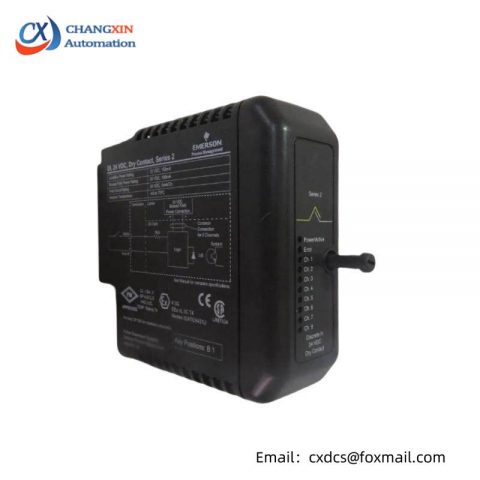 Emerson KJ3201X1-BA1 | 12P2535X042 | DI Module | 8-Channel | 24 VDC | Dry Contact