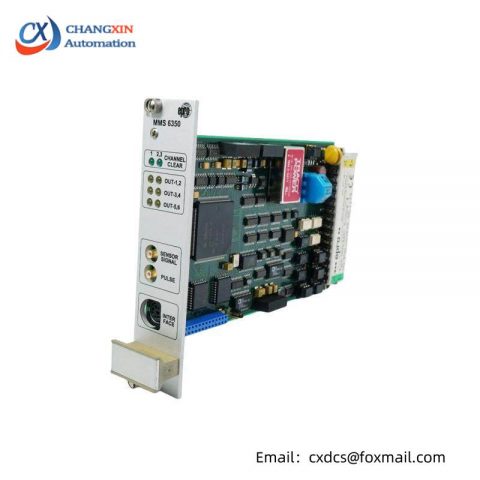 Emerson MMS6350 Digital Overspeed Protection System - High-Performance Module for Industrial Control