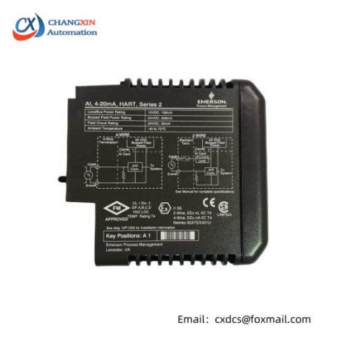 Emerson VE4003S2B2 DeltaV Analog Input Module - Precision Control for Industrial Automation