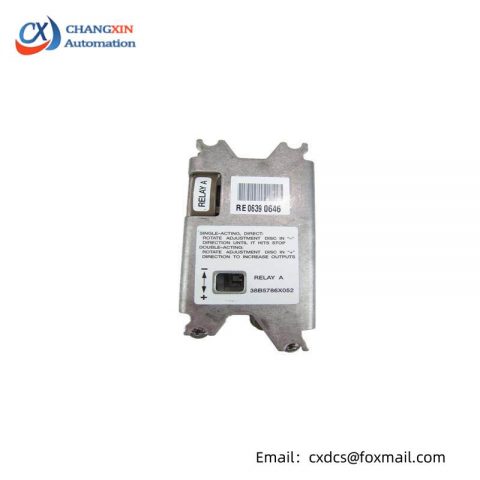 FISHER 38B5786X052 Relay Assembly, for Reliable Process Control Systems