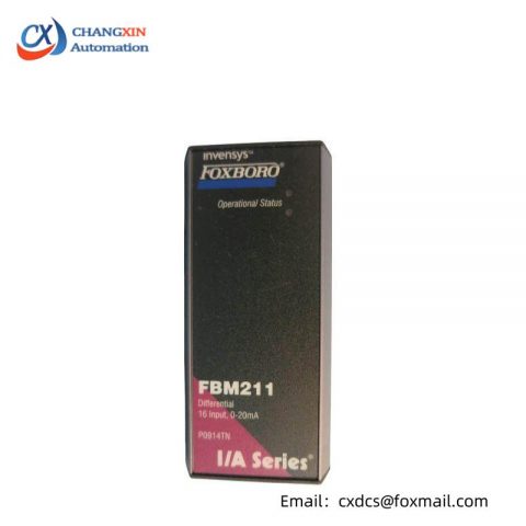 Foxboro FBM211 P0914TN Differential Input Module - Precision Control Solution