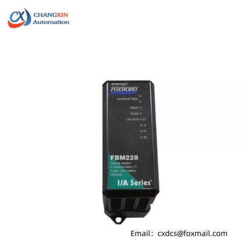 Foxboro FBM228 Channel Isolated H1 Foundation Fieldbus Module