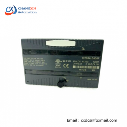 GE FANUC IC200ALG230F: High-Precision Analog Input Module