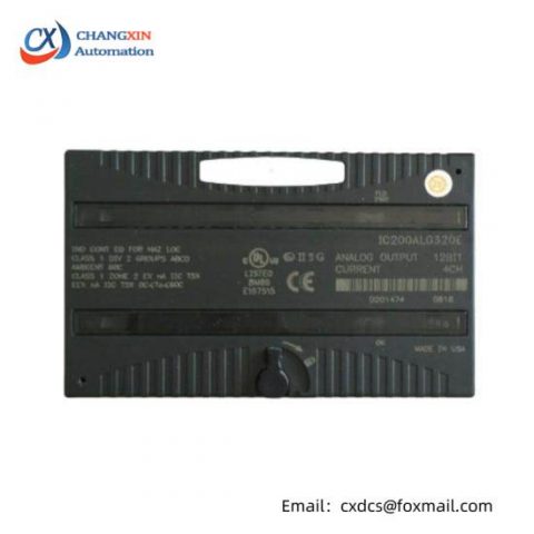 GE FANUC IC200ALG620 Analog Input I/O: Industrial Grade Precision Control