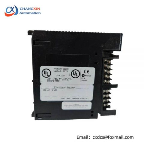 GE HE693RTD600R Input Module - High Performance RTD for Industrial Automation