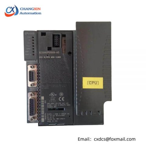 GE IC200CPU005 - Compact, High-Performance CPU Module for Industrial Automation