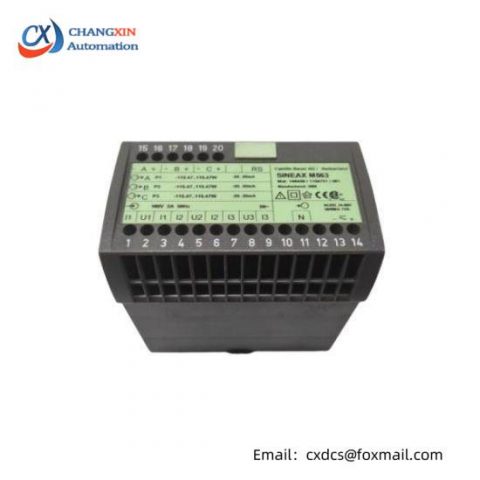 GMC SINEAX M563 Analog Output Module, Industrial Control Solutions