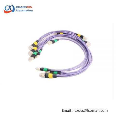 Honeywell 51202971-212 Violet Drop Cable, Industrial Control Module