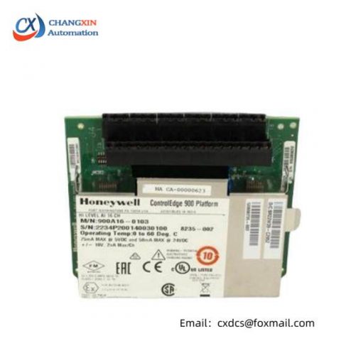 Honeywell HC900 Analog Input Module 900A16-0103 - Industrial Control System Component
