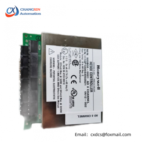 Honeywell HC900, 900B08-0001 Analog Output Module, Brand New