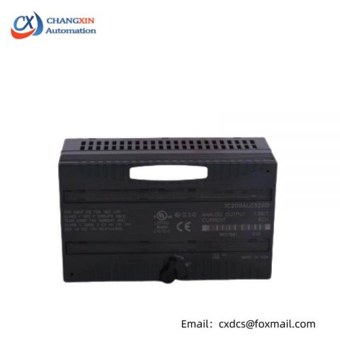 GE IC200ALG326D: High-Performance Analog Output Module for Industrial Automation
