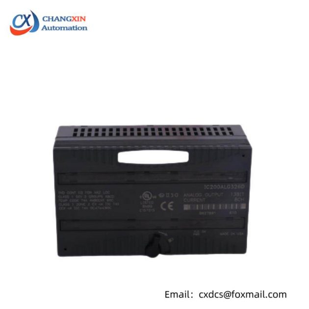 GE IC200ALG326D: High-Performance Analog Output Module for Industrial Automation