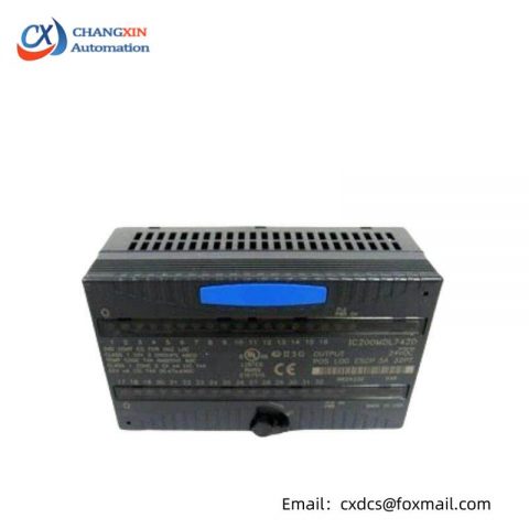 GE IC200MDL742 - A Reliable VersaMax Discrete Output Module for Industrial Automation
