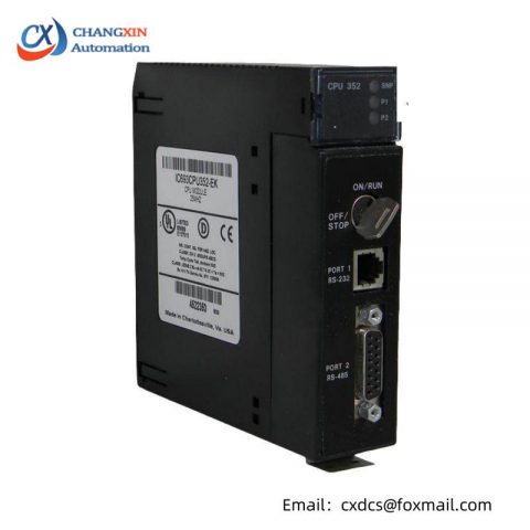 GE IC693CPU352: Compact, High-Performance Single Slot CPU Module