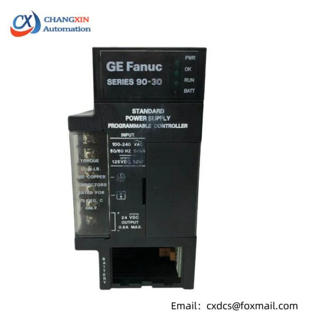 GE IC693PWR321T - High Performance Power Supply Module for Industrial Automation